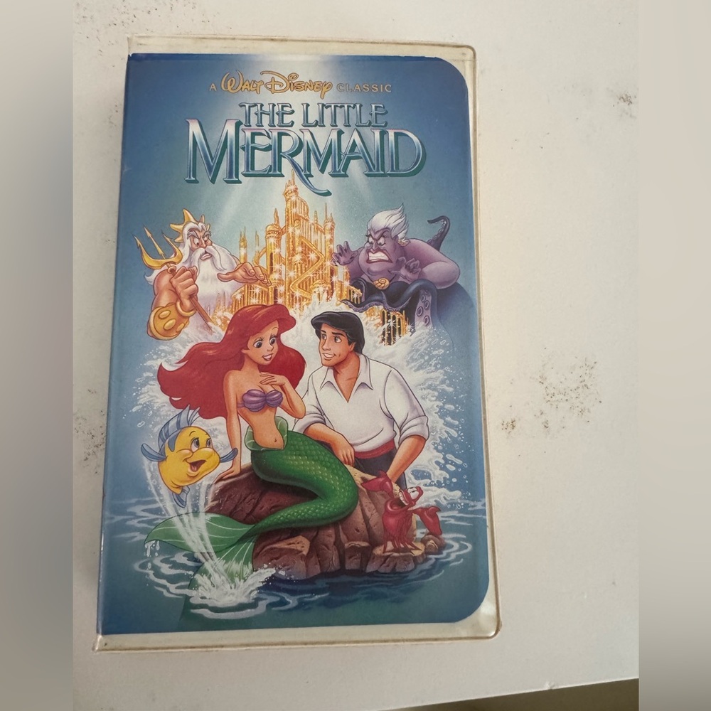 Disney's The Little Mermaid VHS Movie Original Version with Original Cover